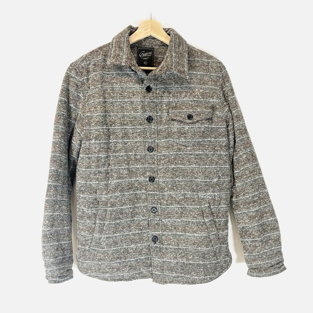 NWOT Grayers Clothiers Mens Quilted Shacket Jacket Heavy Weight  Warm Size Small